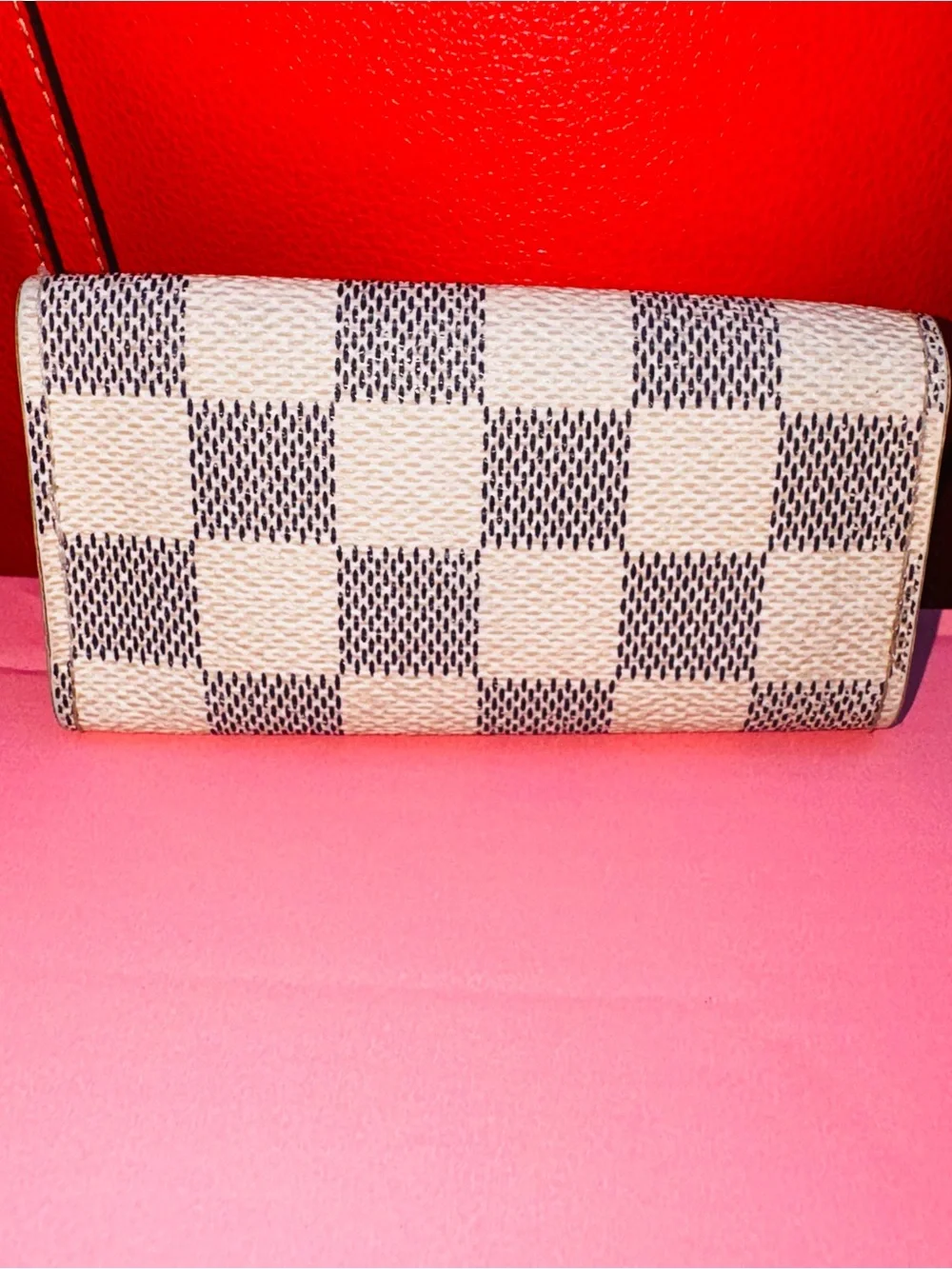 Louis Vuitton Damier Azur Multicles 4-Key Holder-Made in France- Vintage